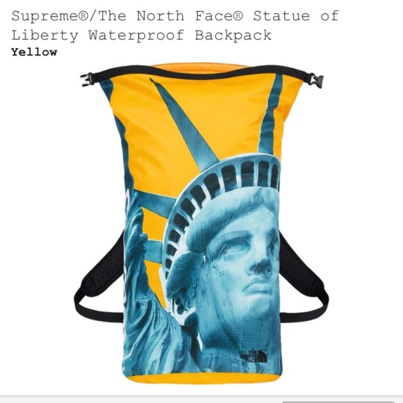 yellow supreme bookbag